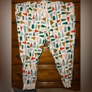Old Navy O Christmas Tree Flannel Jogger Pajama Pants Sleep Lounge